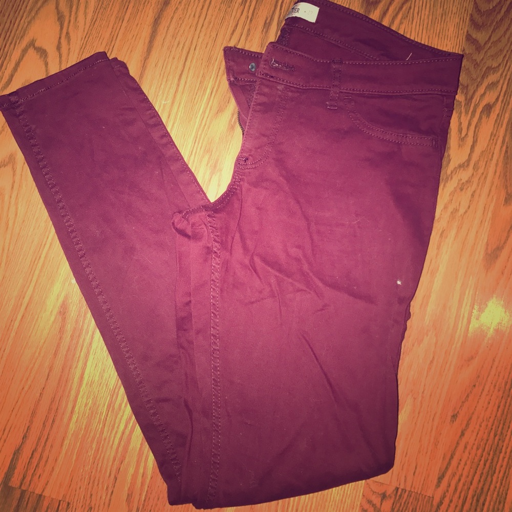 HCO Burgundy Skinny Jean